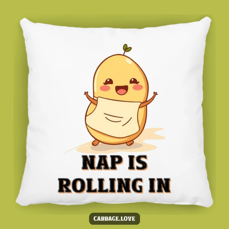 Funny Potato Rolling Pillow: Cozy Spud Apron Cushion for Comical Comfort